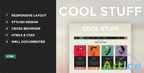 ThemeForest - Cool Stuff - Responsive Blog/Magazine - RIP