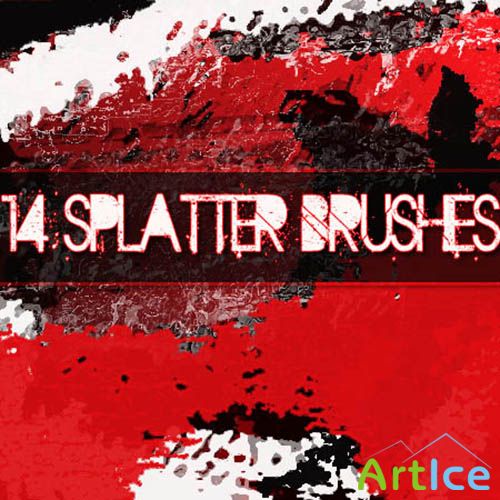 14 Splatter brushes