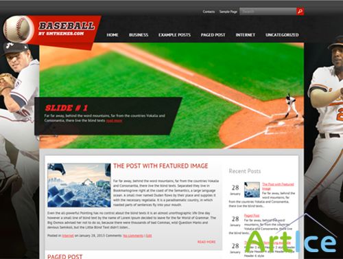 Baseball - Theme For WordPress