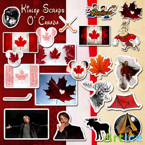 Scrap Set - Canada PNG and JPG Files