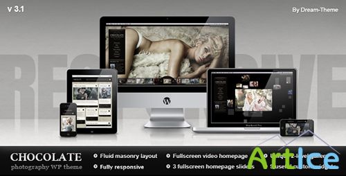 ThemeForest - Chocolate WP v3.1 - Responsive Photography Theme