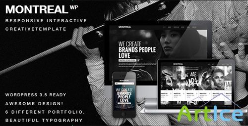 ThemeForest - Montreal v1.2.2 - Interactive Creative Wordpress Theme - UPDATE