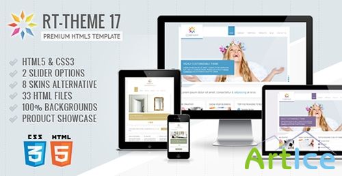 ThemeForest - RT-Theme 17 Premium HTML5 Template - RIP