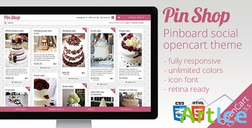 ThemeForest - PinShop v1.1 - Infinite OpenCart Theme