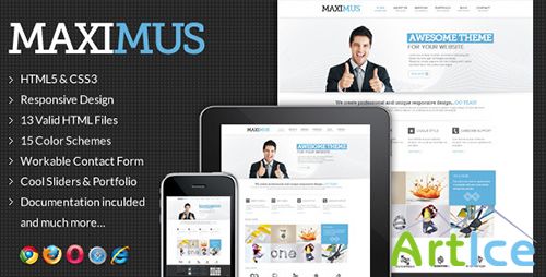 ThemeForest - Maximus - Responsive Multi-Purpose Website Templat