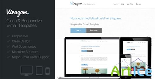 ThemeForest - Viragom - Responsive E-mail Template - RIP