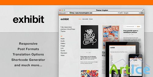 ThemeForest - Exhibit - Responsive WordPress Theme