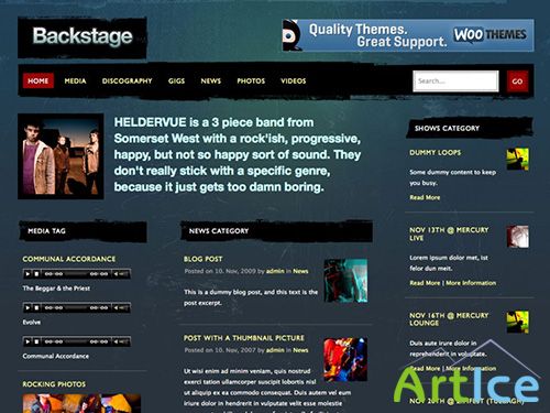 WooTheme - Backstage v2.2.7 - Premium Theme For Wordpress