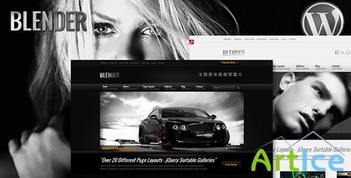 ThemeForest - Blender v1.1 - Wordpress Portfolio Theme (UPDATE)