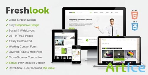 ThemeForest - Freshlook - Responsive MultiPurpose HTML5 Template