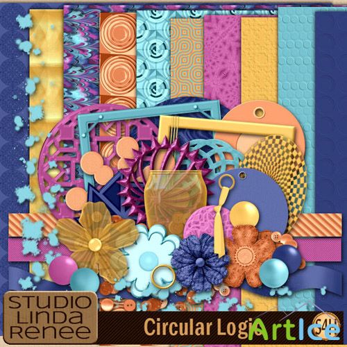 Scrap Set - Circular Logic PNG and JPG Files