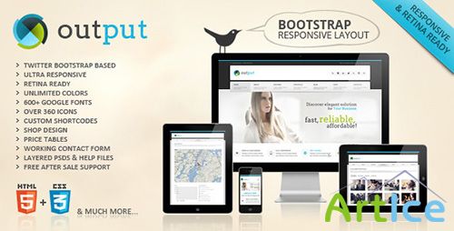 ThemeForest - Output - Responsive Multi-Purpose Web Template