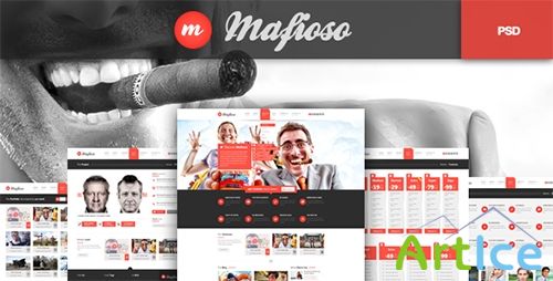 Mafioso PSD Template - ThemeForest