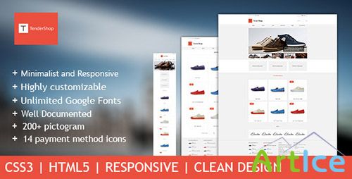 ThemeForest - TenderShop - Minimal Responsive eCommerce Template