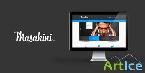 ThemeForest - Masakini - Corporate PSD Template