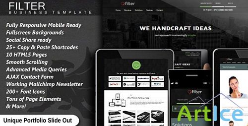 ThemeForest - Filter - Responsive HTML5 Template - RIP