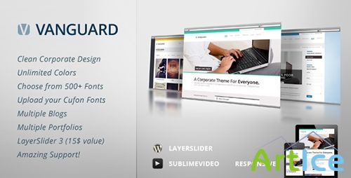 ThemeForest - Vanguard v1.3 - Business & Portfolio WordPress Theme (Update)