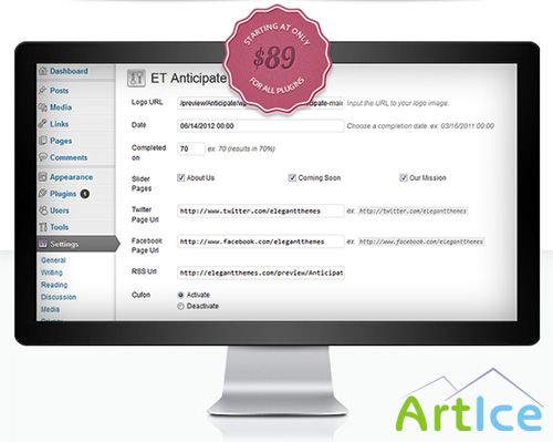 ElegantThemes - Anticipate WordPress Plugin/Theme v1.6