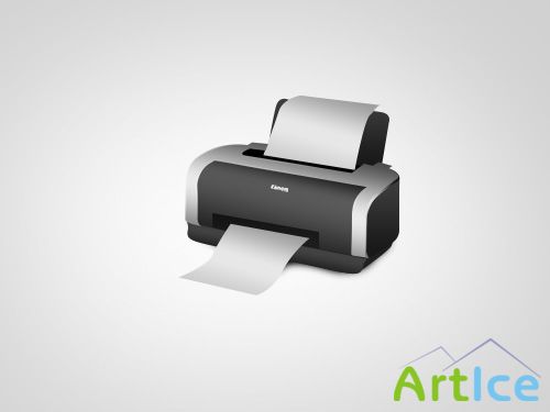 PSD Source - Beautiful Printer