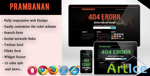 ThemeForest - Error - Responsive Error Page - RIP