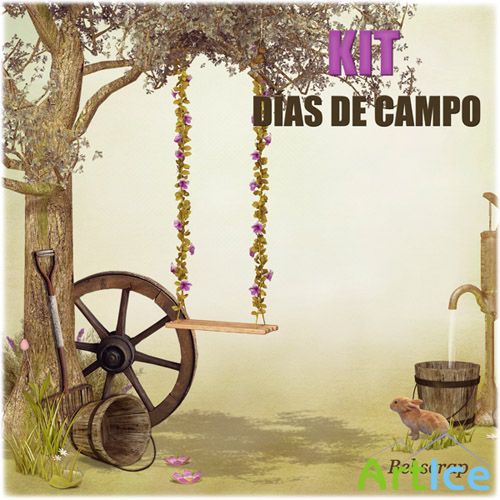 Scrap Set - Dias de campo PNG and JPG Files