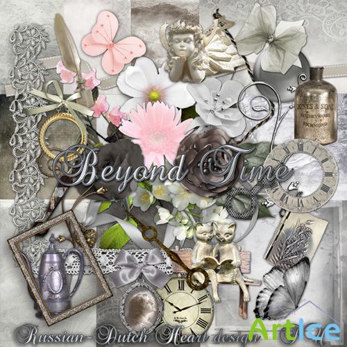 Scrap Set - Beyond Time PNG and JPG Files