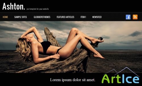 Ashton 3 - Template For Joomla 3.0