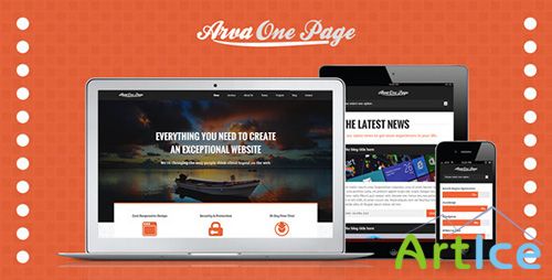 ThemeForest - Arva Multi-Purpose One Page Template - RIP