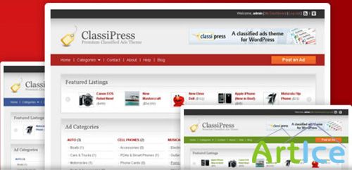 AppThemes - Classipress v3.2 + Child + PSDs (Premium Template For WordPress)