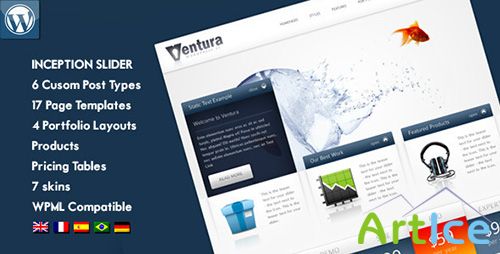 ThemeForest - Ventura v1.4.2 - Wordpress Corporate / Business Theme