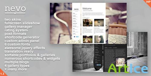 ThemeForest - Nevo v1.3 - Premium Fullscreen Portfolio WP Theme