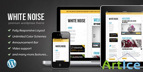 ThemeForest - White Noise v1.0 - Responsive WordPress Theme