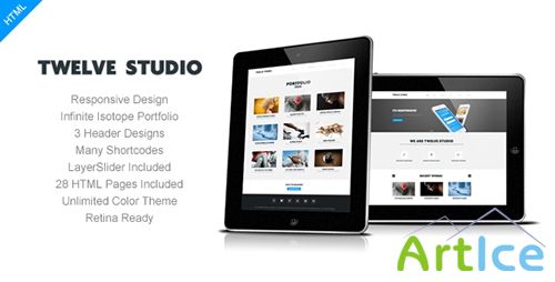 ThemeForest - Twelve Studio - Responsive Multipurpose Template