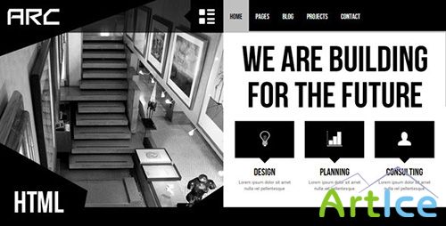 ThemeForest - Arc - Responsive Architect Business Template - RIP