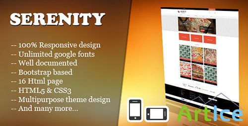 ThemeForest - Serenity - Minimal Responsive eCommerce Template - RIP