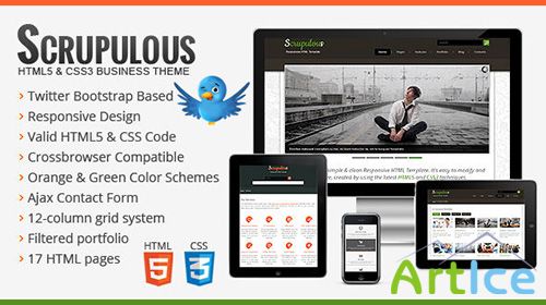 Mojo-Themes - Scrupulous - Responsive HTML Template - RIP