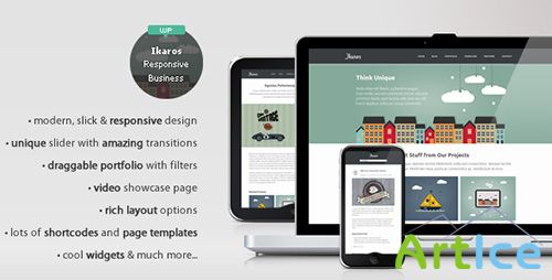 ThemeForest - Ikaros v1.6.3 - Responsive WordPress Business & Portfolio