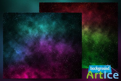 PSD Source - Stars Nebula Backgrounds