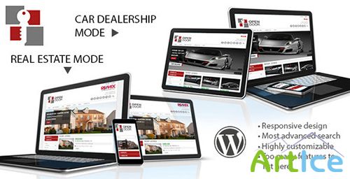 ThemeForest - OpenDoor v1.0 - Responsive Real Estate and Car Dealership