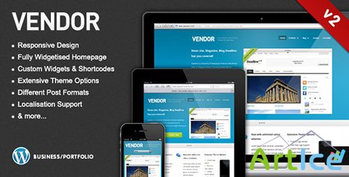 ThemeForest - Vendor v1.0.4 - Premium WordPress Portfolio Theme