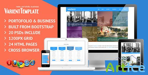 ThemeForest - Varient - Responsive Multi Purpose Template