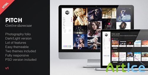 ThemeForest - Pitch - Responsive creative showcase