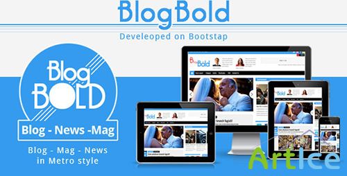 ThemeForest - Blogbold v1.0 - Responsive Metro Blogmagnews Theme