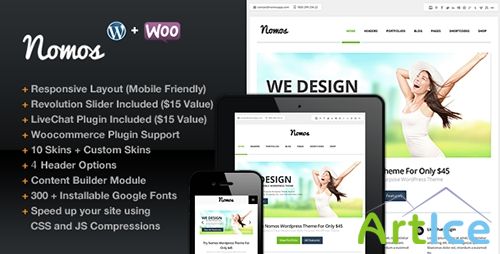 ThemeForest - Nomos v1.0 - Clean Multi-Purpose Business Theme