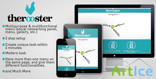 CodeCanyon - TheRooster Multipurpose Menu - RIP