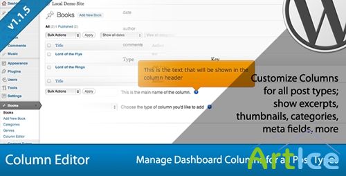 CodeCanyon - Post Type Column Editor v1.1.5