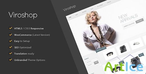 ThemeForest - Viroshop v2.6 - A Modern Responsive WooCommerce Theme