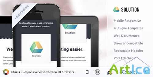 ThemeForest - Solution - Responsive E-mail Template - RIP