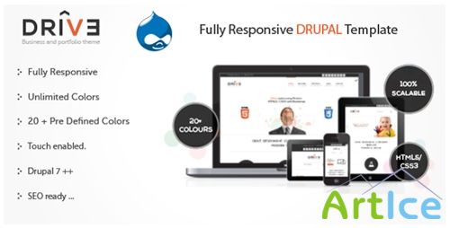 ThemeForest - Drive - Responsive Drupal Theme