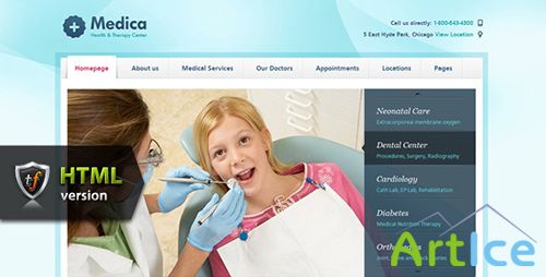 ThemeForest - Medica - Doctor, Dentist & Health Clinics